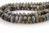 Labradorite Faceted Rondelles Beads, (LAB/RDL/13-14)